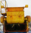 USED: Double arm mixer, approximate 200 gallon working capacity, carbon steel. Jacketed bowl 49-1/2