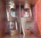 Used Stainless Steel Lab Double Arm Mixer, approximate .5 gallon working capacity