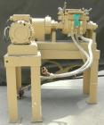 USED: Paul O Abbe lab size double arm mixer, .7 gallon working capacity, 1 total, 304 stainless steel. Internal #4 polish and rated FV and 14.7 psi at 360 deg F. Carbon steel jacketed bowl 8-1/2