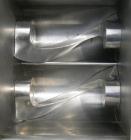 USED: Paul O Abbe lab size double arm mixer, .7 gallon working capacity, 1 total, 304 stainless steel. Internal #4 polish and rated FV and 14.7 psi at 360 deg F. Carbon steel jacketed bowl 8-1/2