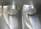 USED: Paul O Abbe lab size double arm mixer, .7 gallon working capacity, 1 total, 304 stainless steel. Internal #4 polish and rated FV and 14.7 psi at 360 deg F. Carbon steel jacketed bowl 8-1/2