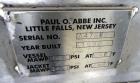 Used Paul O. Abbe Double Arm Mixer, Model SBM-20, 304 Stainless Steel.