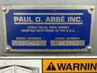 Used Paul O. Abbe Double Arm Mixer, Model SBM-20, 304 Stainless Steel.