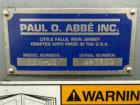 Used- Paul O. Abbe Double Arm Mixer, Model SBM-20, 304 Stainless Steel.