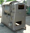 USED: Peerless double arm mixer, approximate 75 gallon working capacity, 304 stainless steel. Carbon steel jacketed bowl, 33-1/2