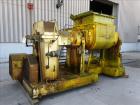 Used Malaxeurs Overlapping Double Arm Mixer, Approximate 250 Gallon.