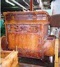 USED: Readco double arm mixer, 100 gal working capacity. Carbon steel jacketed. Bowl only est 75 psi. Bowl 33