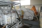 Used Shaw Rubber Kneader, type K2A Mark 3 Intermix double arm mixer. Sturdigear drive. Includes stamps, control panels, operation platform. Working capacity 7.1 gallons (27 liters), total capacity 13...