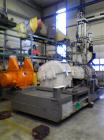 USED: Shaw rubber kneader, type K2A Mark 3 Intermix double arm mixer. Sturdigear drive, includes stamps, control panels, operation platform. Capacity 7.1 gallons (27 liters), jacketed, water cooled, ...
