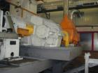 USED: Shaw rubber kneader, type K2A Mark 3 Intermix double arm mixer. Sturdigear drive, includes stamps, control panels, operation platform. Capacity 7.1 gallons (27 liters), jacketed, water cooled, ...