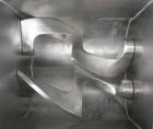 Used Teledyne Readco Lab Size Double Arm Mixer, size 6 quart (1.5 gallon), 316 stainless steel. Carbon steel jacketed bowl, 9 1/8'' left to right x 8 1/8'' front to back x 8 1/4'' deep, rated 150 psi...