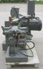 Used Teledyne Readco lab size double arm mixer, size 1 qt (.25 gallon), 316 stainless steel. Carbon steel jacketed bowl, 9 1/8