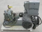 Used Teledyne Readco lab size double arm mixer, size 1 qt (.25 gallon), 316 stainless steel. Carbon steel jacketed bowl, 9 1/8