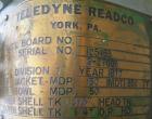Used Teledyne Readco lab size double arm mixer, size 1 qt (.25 gallon), 316 stainless steel. Carbon steel jacketed bowl, 9 1/8