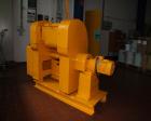 Used-VEB Double Z Mixer. Carbon steel, capacity 110 lbs/1.8 cubic feet (50 kg), bowl size 16