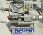 Used Stainless Steel Werner & Pfleiderer Lab Size Double Arm Mixer, 0.53 gallon (2 liter) working capacity