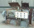 USED: Werner and Pfleiderer double arm mixer, type uk14 1/2-v1-e3. 395 liter (104 gal) total. 315 liter (83 gal) working capacity. Carbon steel. Jacketed. 6atu (88 psi). Bowl 31
