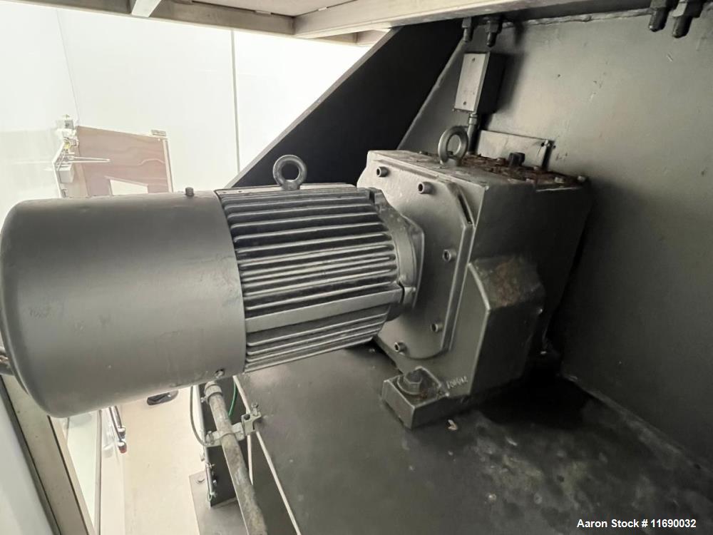 Used Bush 125 Cubic Foot Stainless Steel V Blender | Industrial Sanitary Powder Blender