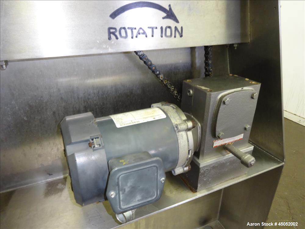 Used Stainless Steel Patterson-Kelley Twin Shell Dry Blender, 2 Cubic Feet Capa