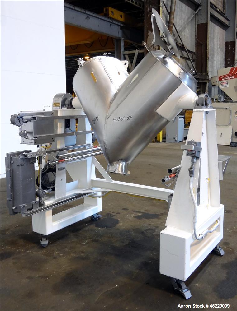 Used Stainless Steel ESMV 10 Cubic Foot V-Blender