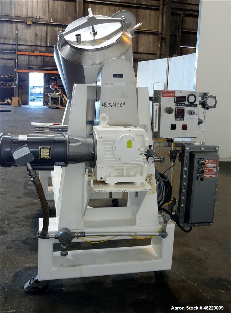 Used Stainless Steel ESMV 10 Cubic Foot V-Blender