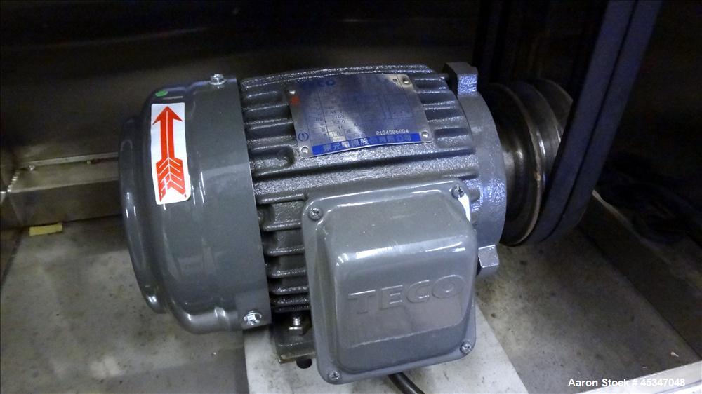 Used Yong Sheuan V-Blender, 2 cuft. SS