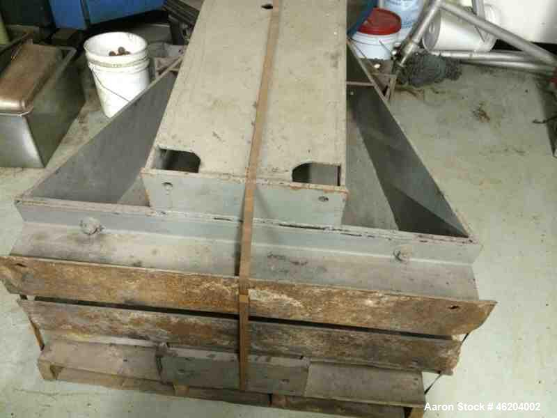 Used Double Cone Blender, Approximately 30 Cubic Feet, 304 Stainless Steel.
