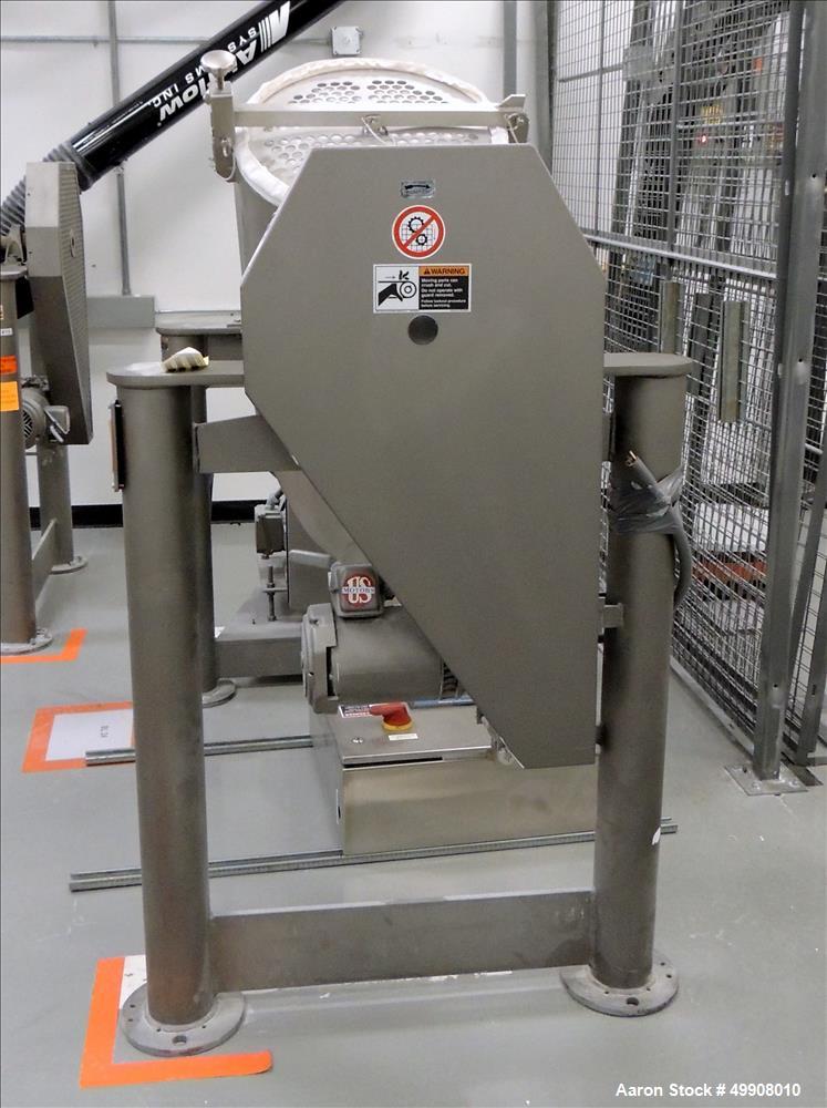Used Patterson-Kelley Twin Shell Dry Blender, 5 Cubic Foot Capacity, Stainless
