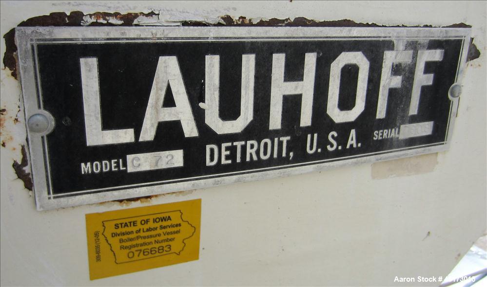 Used Stainless Steel Lauhoff Corp Batch Cooker, Model C 72