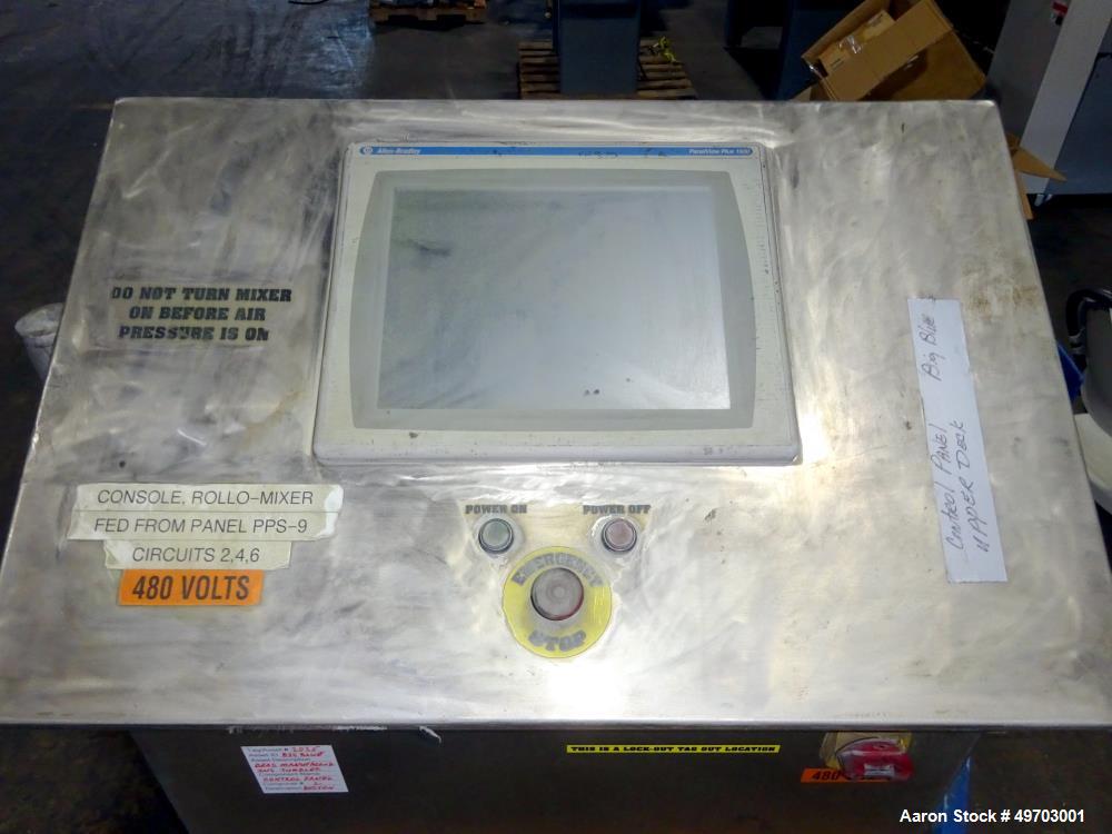 Used Continental Products MK-IX Rollo-Mixer Batch Coater, Model 120-386/37