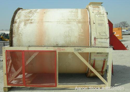 USED: Continental Products Rollo-Mixer, model 74-229, carbon steel. Approximate 88'' diameter x 106'' long horizontal mixing chamber. 229 cubic foot load volume. Top feed, side discharge with door. (...