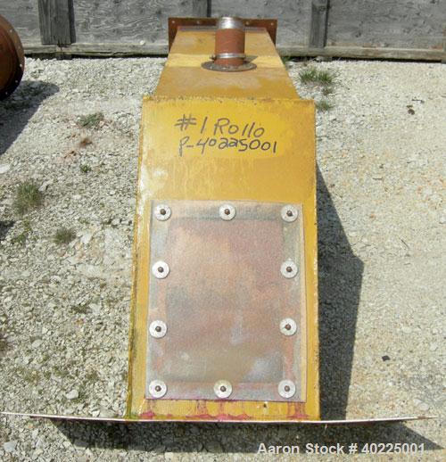 USED: Continental Products Rollo-Mixer, model 74-229, carbon steel. Approximate 88'' diameter x 106'' long horizontal mixing chamber. 229 cubic foot load volume. Top feed, side discharge with door. (...