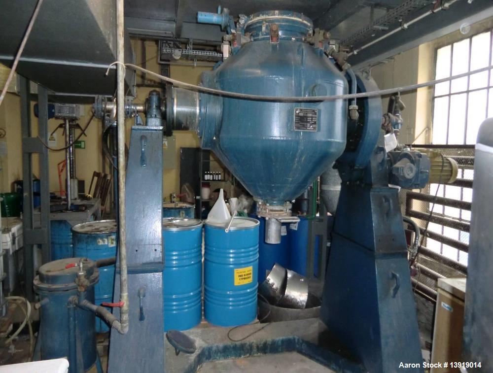 Used DeDietrich & Cie Glass Lined Double Cone Dryer
