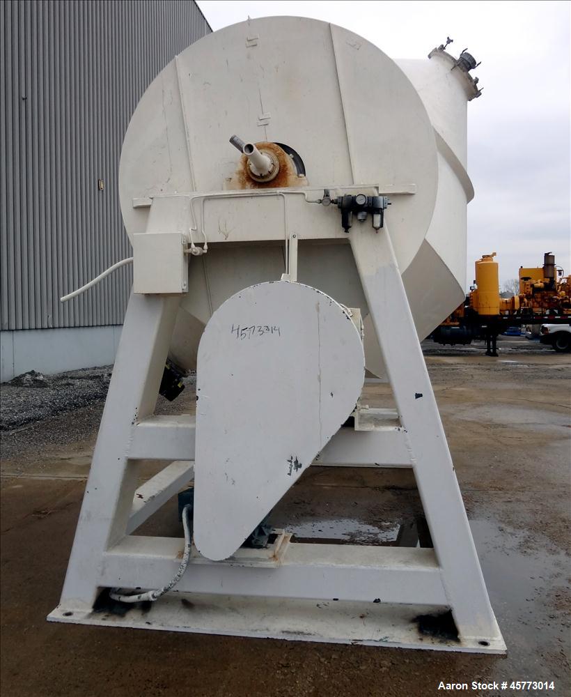 Used Double Cone Blender, Stainless Steel.