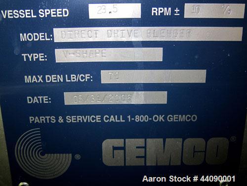 Used Gemco Direct Drive Twin Shell Blender