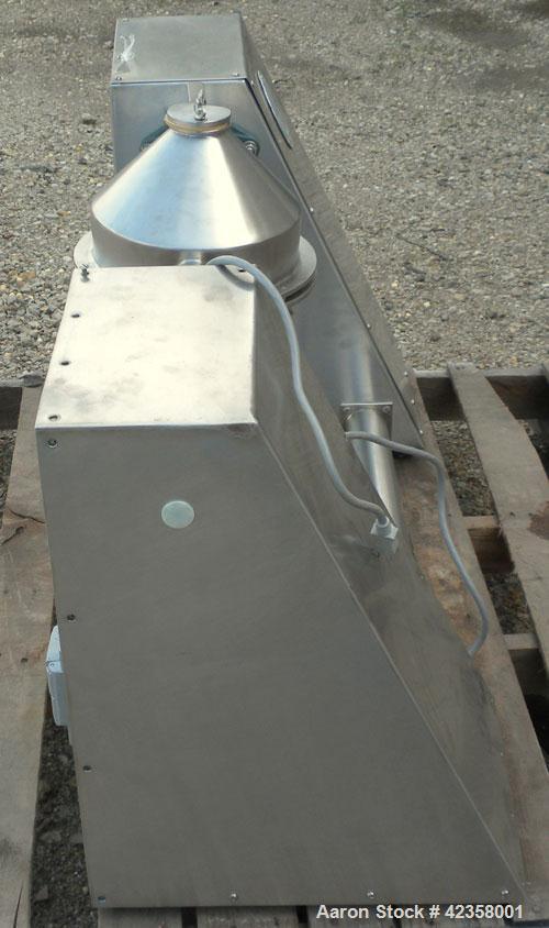 Used Stainless Steel Gemco Lab Size Slant Cone Blender, 4 quart (0.13 cubic fee