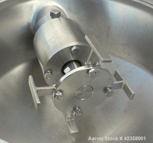 Used Stainless Steel Gemco Lab Size Slant Cone Blender, 4 quart (0.13 cubic fee
