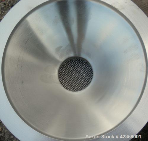 Used Stainless Steel Gemco Lab Size Slant Cone Blender, 4 quart (0.13 cubic fee
