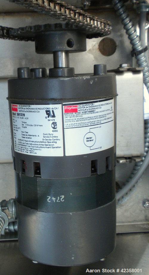 Used Stainless Steel Gemco Lab Size Slant Cone Blender, 4 quart (0.13 cubic fee