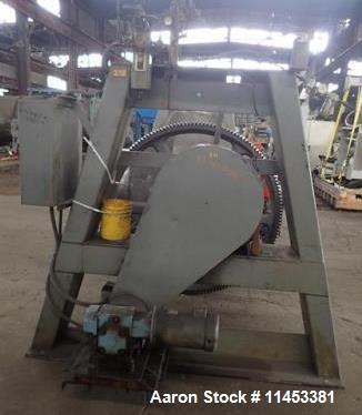 Used- Gemco 60 Cubic Foot Double Cone Mixer. Stainless steel construction (product contact areas), rated at 350 lbs per cubi...
