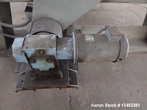 Used- Gemco 60 Cubic Foot Double Cone Mixer. Stainless steel construction (product contact areas), rated at 350 lbs per cubi...