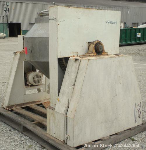 Used Stainless Steel Gemco Double Cone Blender, 10 cubic feet