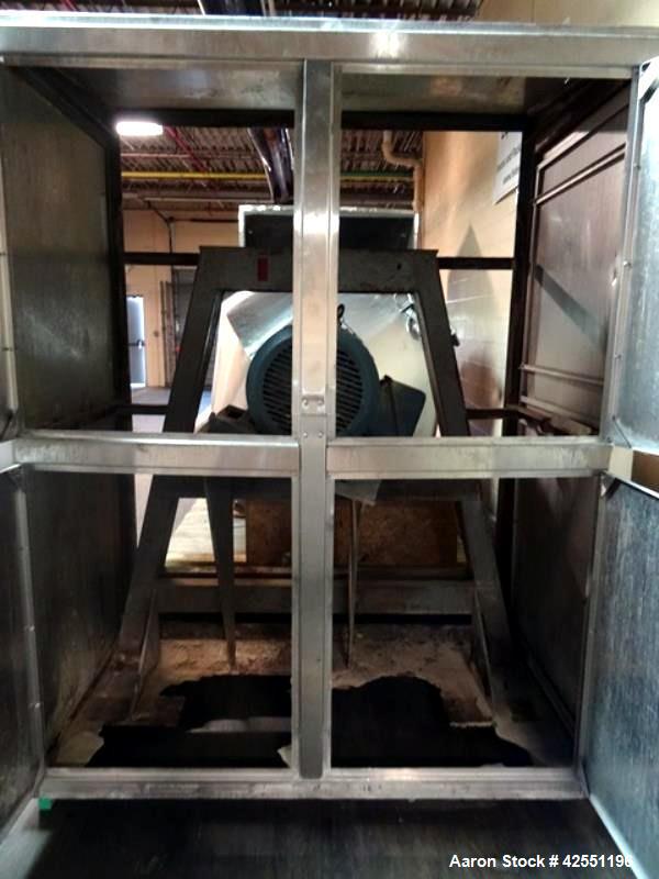 Used Stianless Steel Gemco 75 cu ft slant cone blender, model HI.SP.AGIT.GEMCO