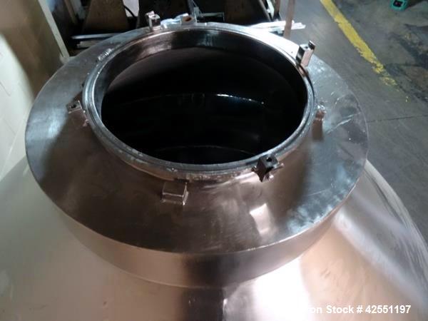 Used Stainless Steel Gemco 75 cu ft double cone blender