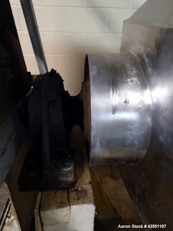 Used Stainless Steel Gemco 75 cu ft double cone blender
