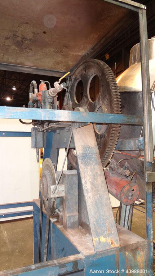 Used Stainless Steel Gemco Double Cone Blender, 30 Cubic Feet Working Capacity
