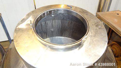 Used Stainless Steel Gemco Double Cone Blender, 30 Cubic Feet Working Capacity