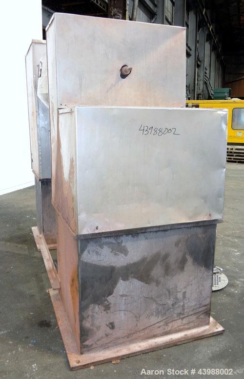 Used- Stainless Steel Gemco Double Cone Blender, 10 Cubic Feet Working Capacity