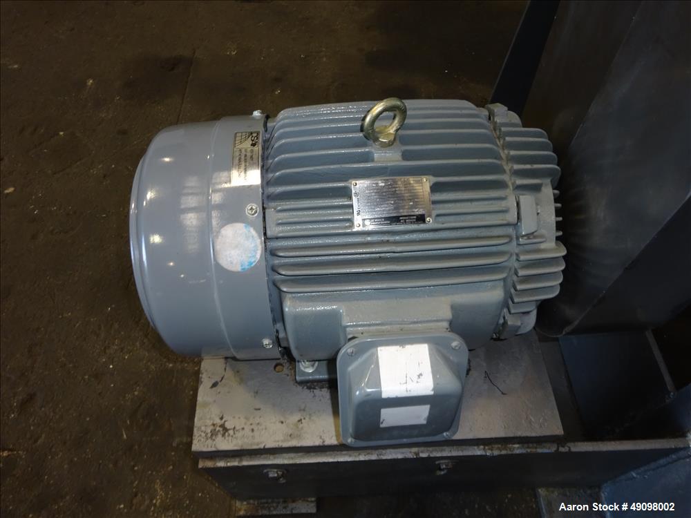 Used Gemco Double Cone Blender, Approximate 30 Cubic Feet, 304 Stainless Steel.
