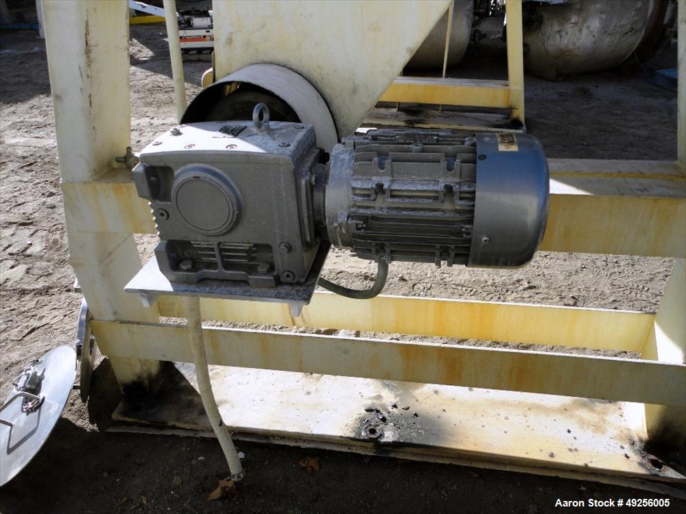 Used Gemco double cone blender, 100 cubic feet working capacity (approximately